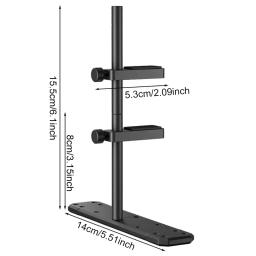 Suporte de placa gráfica de alumínio, suporte para placa de vídeo, capa para pc, acessórios diy, suporte gpu para ventilador de 12/14cm - Image 2