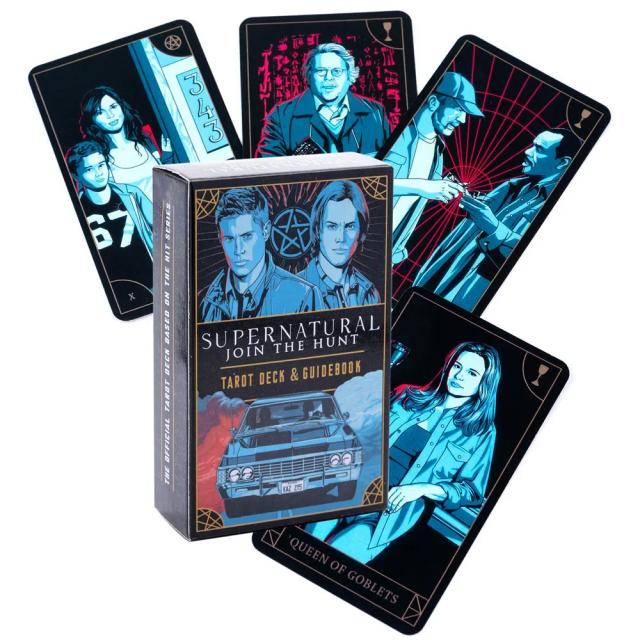 Baralho de Tarô Sobrenatural e Guia 78 Cartas para Iniciantes