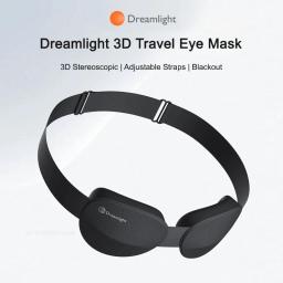 Máscara de Olhos 3D Dreamlight para Viagem, Máscara de Dormir com Bloqueio de Luz, Auxílio Estereoscópico 3D, Portátil, Ajustável, Moldada em Forma Côncava - Image 1