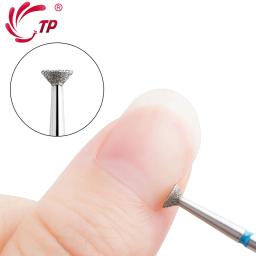 Tp cutícula limpa carboneto prego broca diamante rebarbas rotativas cola transbordamento remoção elétrica arquivo de unhas para manicure pedicure ferramenta - Image 1