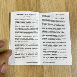 Cartas de profecia de baralho de tarô de folha dourada espanhola e inglesa para iniciantes com guia de 2 idiomas 12x7cm Toro Taro - Image 6