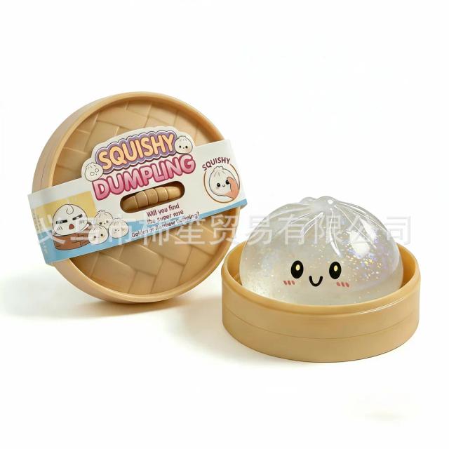 Brinquedo Gigante Squishies Pãozinho Bola Anti-stress Glitter Crescimento Lento