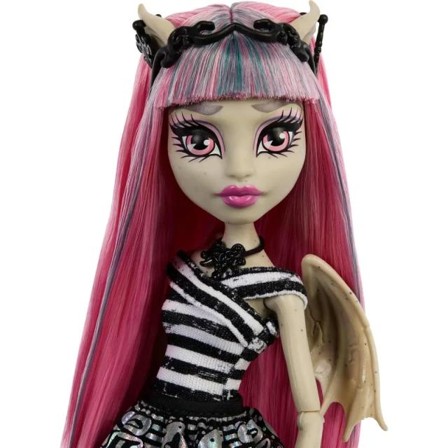 Monster High Figura de Ação Rochelle Goyle Brinquedo Colecionável