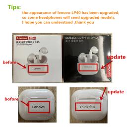 Lenovo-LP40 Auscultadores Sem Fio, TWS Fones De Ouvido Bluetooth, Touch Control, Sport Headset, Fones De Ouvido Estéreo Para Telefone, Android, Original - Image 6