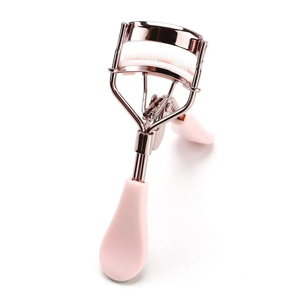 Modelador de cílios profissional rosa com pente para curvas perfeitas, ferramenta de maquiagem fácil de usar para todos os tipos de olhos - Image 1