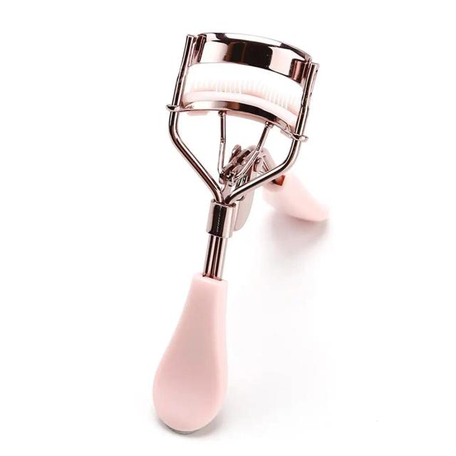 Modelador de Cílios Profissional Rosa com Pente para Curvas Perfeitas