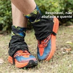 F1001 esportes ao ar livre unissex alta corrida trilha polainas capa protetora à prova de areia para triathlon maratona caminhadas reflexivo - Image 4