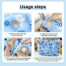 Tapete de Resfriamento para Animais de Estimação no Verão, Almofada de Gel Refrigerante Autoirrigável para Pets, Tapete de Gelo Portátil e Durável, Adequado para Cães Pequenos e Grandes - Image 4