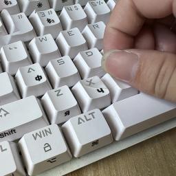 [Linguagem russa] adesivo de teclado com filme rasgo, adesivo para chave de laptop de mesa, filme único, adesivo de gravação lateral universal - Image 1