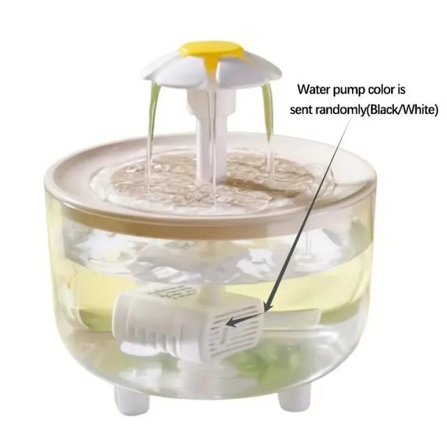 Bebedouro Automático Pet 1L Elétrico Mudo com Filtro para Cães e Gatos