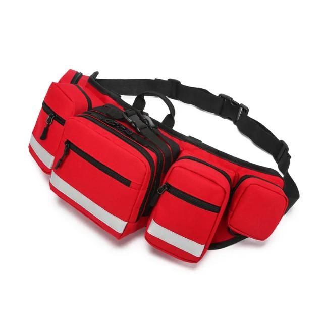 Bolsa de Emergência Portátil, Impermeável e Resistente ao Desgaste, Grande Capacidade, Bolsa de Cintura para Prevenção de Epidemias, Bolsa de Emergência Médica