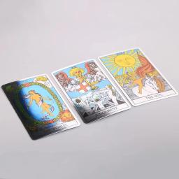 Cartas de Tarô MagicSeer Rainbow 10.3*6cm, Conjuntos de Cartas de Tarô e Livro para Iniciantes, Jogo de Tabuleiro de Tarô Holográfico - Image 5