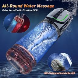 Masturbador Automático Masculino com Rotação Telescópica, Equipamento de Masturbação Vaginal, Brinquedos Sexuais para Homens, Produtos para Adultos, Masturbador com Pistão - Image 4