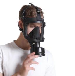 Máscara de gás tipo MF14/05, respirador montado na cabeça de radiação anti-poluição nuclear química, máscara de gás facial completa com filtro de 40 mm - Image 4