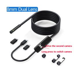 Hd1920p câmera de inspeção endoscópica tipo-c mini câmera de inspeção ip67 carro esgoto pipeline boroscópio para android ios iphone - Image 3