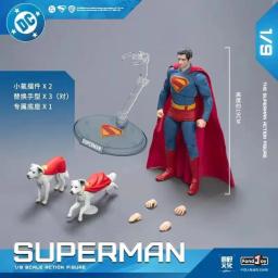 Figura de Ação Superman Danificado em Batalha David Corenswet 1/9 Nova Figura do Superman em PVC Articulada Brinquedo Presente de Aniversário para Menino - Image 1