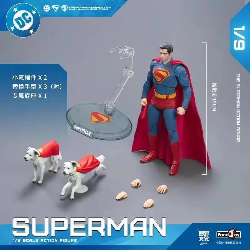 Figura de Ação Superman Danificado em Batalha David Corenswet 1/9 Nova Figura do Superman em PVC Articulada Brinquedo Presente de Aniversário para Menino - Image 1