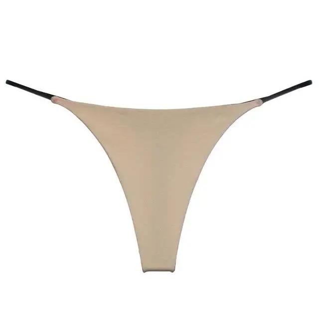 Calcinhas de Algodão Femininas Sexy Tanga Cintura Baixa S-XL