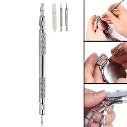 Ferramenta de curiosidade de relógio de metal, abridor de capa traseira, pulseira de substituição, removedor de pinos de ligação, kit de reparo de relojoeiro - Image 3