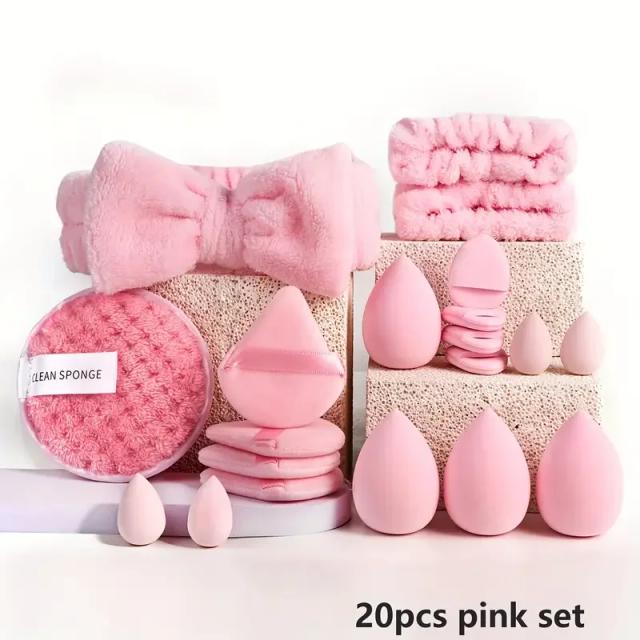 Conjunto de Pincéis de Maquiagem Profissional com Acessórios 13/33 Peças