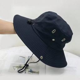 Chapéu de Verão Masculino com Proteção UV, Aba Larga, Ideal para Caça, Caminhadas, Pesca e Ciclismo - Image 5