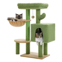 Quadro de escalada para gatos, árvore de gato integrada, grande estrutura de luxo para gatos, cápsula espacial, villa de sisal para gatos - Image 5