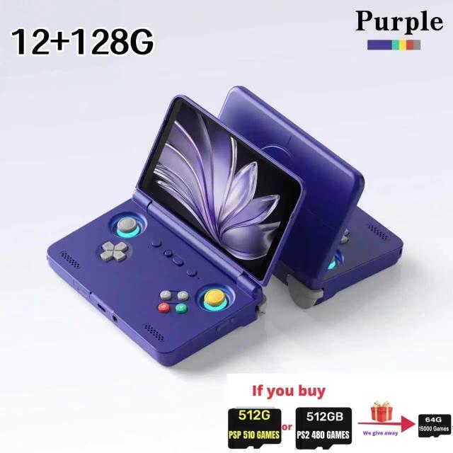 Retroid Pocket Flip 2 Console de Videogame Portátil Tela AMOLED 5.5" Android 13