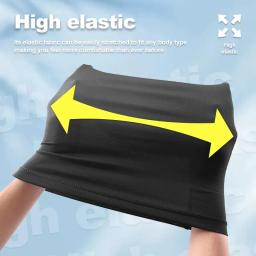 Ciclismo máscara facial absorver suor respirável treinamento de pesca esporte uv rosto cachecol pescoço gaiter verão rosto bandana - Image 2