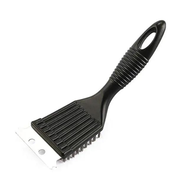 Escova para Grelha de Churrasco Aço Inoxidável Limpeza Profunda 20.5cm