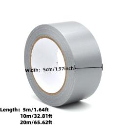 Fita Adesiva Industrial Impermeável de Alta Resistência, Comprimento de 16.4/32.81/65.62 pés, Fita de Tecido Super Adesiva para Reparos DIY e Decoração de Casa - Image 2
