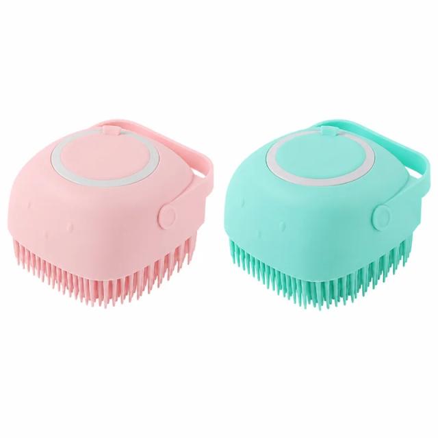 Escova de Silicone para Banho e Massagem Corporal 2 Unidades
