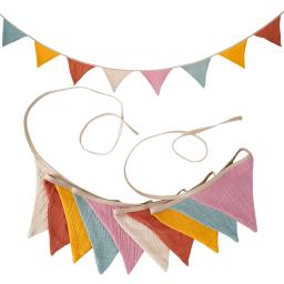 2.6m berçário tecido bunting 10 triângulo flâmula bandeiras festa decoração banner casa chá de bebê carnaval guirlanda - Image 2