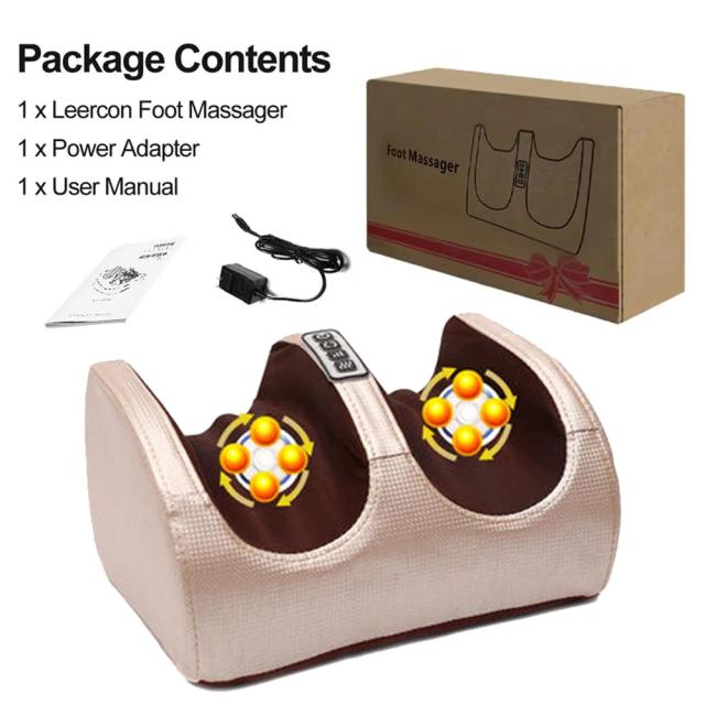 Massageador Elétrico de Pés Shiatsu com Aquecimento e Compressão Quente