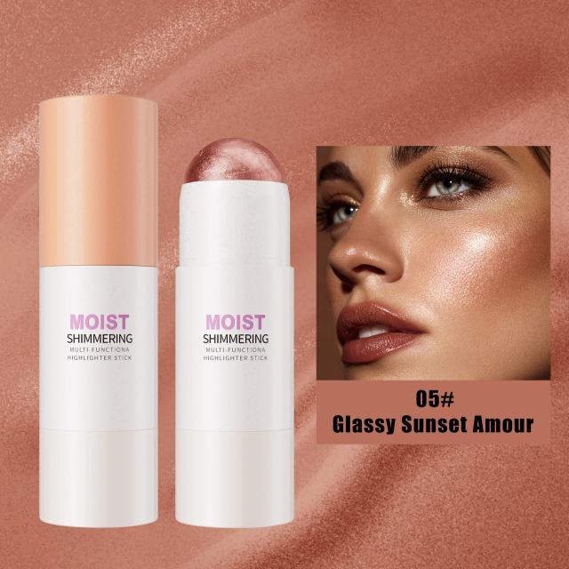 Natural Glowup Bastão Iluminador Glowup Contorno Facial Iluminador Natural 1 Unidade