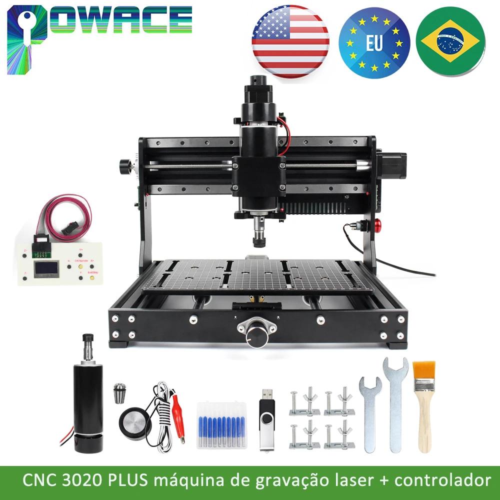 Máquina de Gravação a Laser CNC 3020 Plus 20W 40W, Máquina de Fresagem GRBL de 3 Eixos 2 em 1 - Image 1