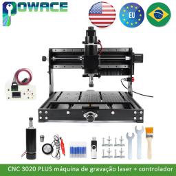 Máquina de Gravação a Laser CNC 3020 Plus 20W 40W, Máquina de Fresagem GRBL de 3 Eixos 2 em 1 - Image 2