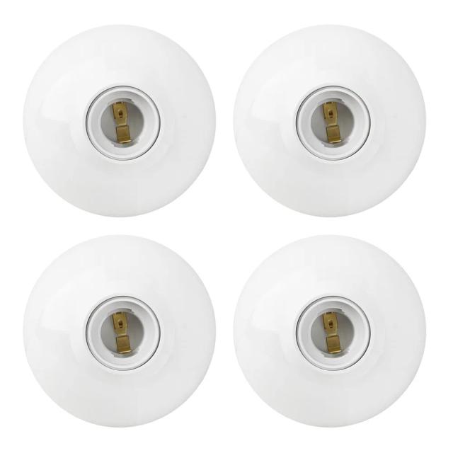 Base de Soquete E27 Redonda DIY para Lâmpada LED - Certificação CE