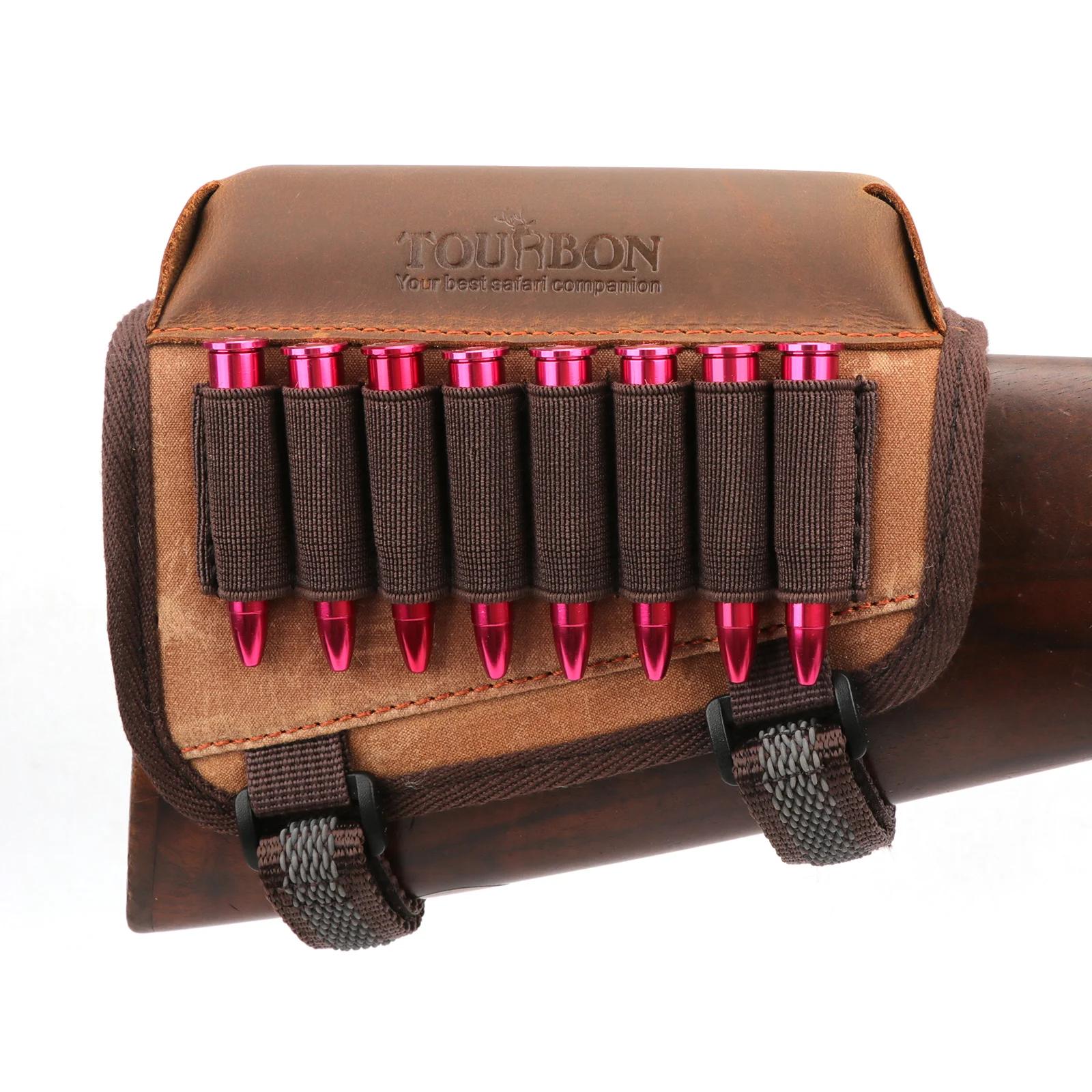 Tourbon-Acessórios para Rifle de Caça, Riser Cheek Rest, Suporte de Cartuchos, Lona para a Mão Direita com Suporte Conchas - Image 1