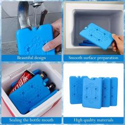 Pacote de Gelo Portátil Reutilizável para Congelador, Pacote de Resfriamento Duradouro, Caixa de Enchimento de Água para Armazenamento de Alimentos Frescos e Refrigeração - Image 2