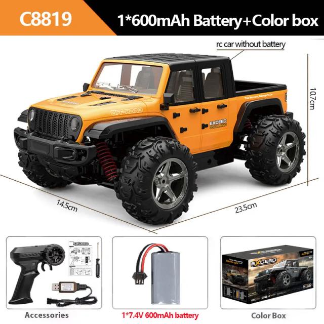 JJRC C8819 Wrangler 4WD RC Car 1:20 Escala Profissional 2.4G