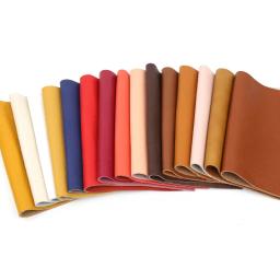 Material de couro de peça inteira macia colorida, tecido de couro de sofá de camada superior, couro genuíno, couro de vaca real, bolsa macia diy c - Image 4