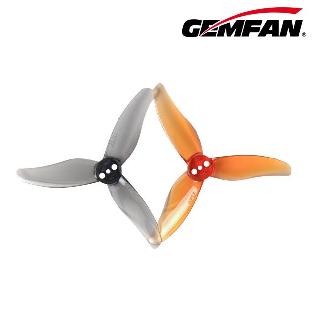 Gemfan Hurricane 2520-3 Hélices FPV Freestyle PC 3 Lâminas 2.5 Polegadas 12 Pares