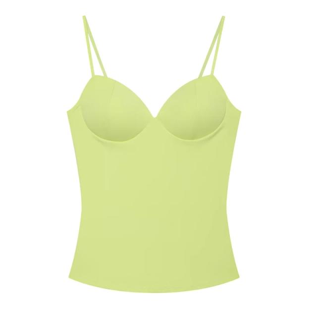 Top Cropped Feminino Tomara-que-caia Sem Costas Marrom Bodycon