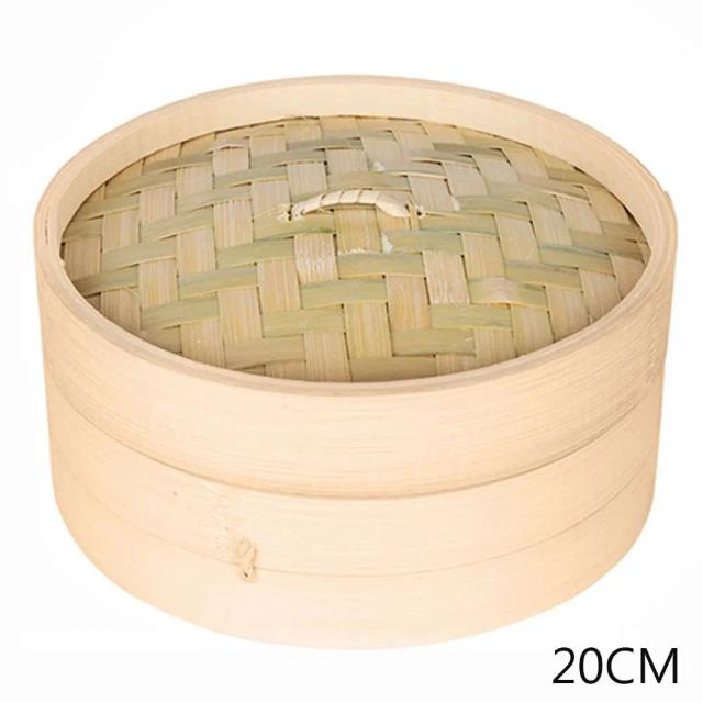 Panela Vapor Bambu Cozinha 10/15/20cm