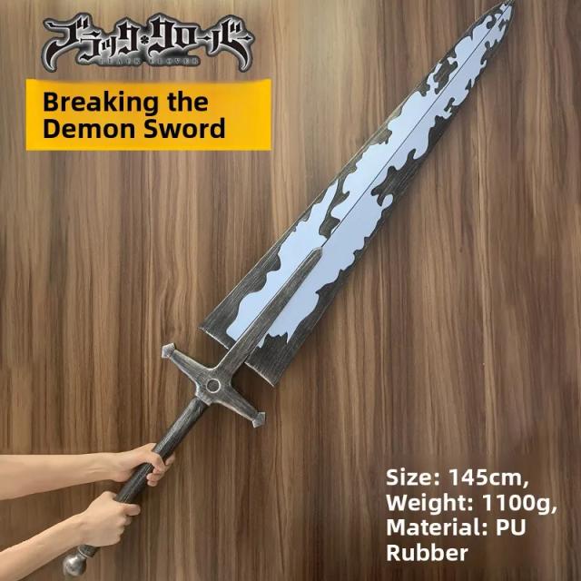 Espada Asta Black Clover Cosplay Borracha PU 100cm
