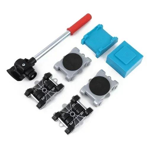 Conjunto de Ferramentas para Mover Móveis com 5 Peças para Transporte de Itens Pesados