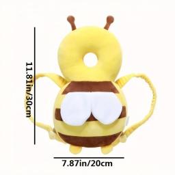 Protetor de Cabeça para Bebês, Almofada de Proteção para Aprender a Andar, Capuz Anti Queda para Crianças com Desenhos de Cartoon - Image 4