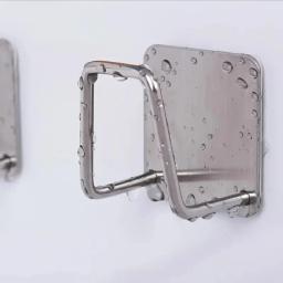 Suporte de drenagem de esponja, suporte de esponja montado na parede, suporte de drenagem de pia de aço inoxidável - Image 4