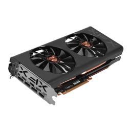Xfx rx 5500 xt 8gb placas de tela de vídeo amd radeon rx5500 xt placas gráficas placa gpu desktop computador jogo mapa videocard monitor - Image 3