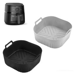 Molde de fritadeira de ar de silicone de 20cm para fritadeira de ar Philips Série 2000 4.2L NA229 Acessórios de fritadeira de ar reutilizáveis em vez de papel de cozimento - Image 4